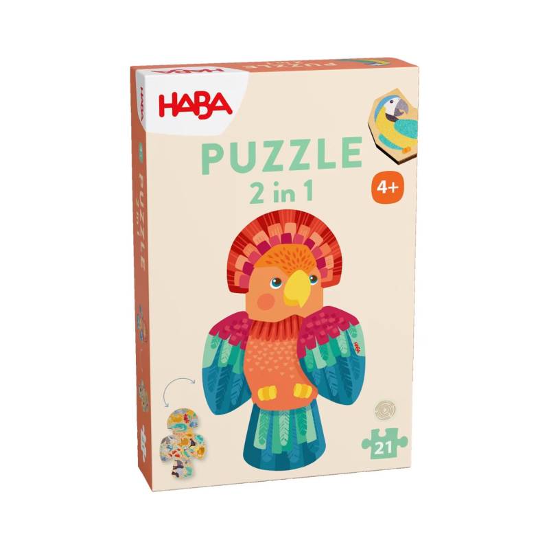 Puzzle 2 in 1 Papagei von HABA