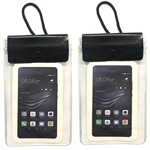 2X Smartphone Brustbeutel wasserdicht Handy Umhängebeutel Tasche Handybeutel Brusttasche Handytasche Smartphonetasche Umhängetasche Schutzhülle von HAC24