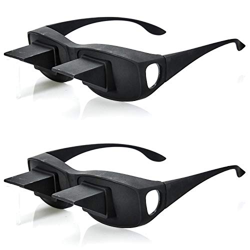 2er Set Fernseh Lese Winkelbrille 90 Grad Blick Prismabrille Fernsehbrille Umlenkende TV Bett Prisma Brille Lesebrille Zum Lesen Im Liegen 2er Set Fernseh Lese Winkelbrille 90 Grad Blick Prismabrille Fernsehbrille Umlenkende TV Bett Prisma Brille Lesebrille Zum Lesen Im Liegen von HAC24
