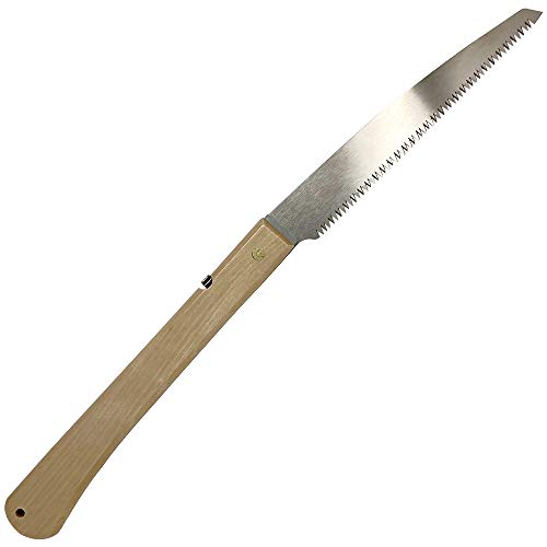 HACHIEMON Japanische Säge, 210 mm, tragbar, Hand-Astsäge kompakt und reibungslos von HACHIEMON
