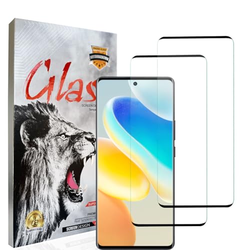 HACIEN Gehärtetes Glas für Vivo X80 Pro 5G, Premium Gehärtetes Glas Handy voll Bildschirm Schutzfolie Gepanzerte Folie Transparent HD 9H Schutzfolie für Vivo X80 Pro 5G 2 Pack von HACIEN