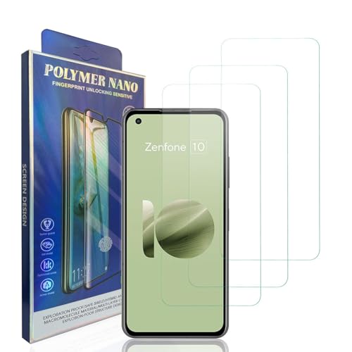 HACIEN Stücke Schutzfolie kompatibel für ASUS ZENFONE 10, Gehärtetem Glas Härtegrad 9H Schutzfolie, Blasenfrei,Panzerfolie, Glas Folie, Displayschutzfolie für ASUS ZENFONE 10 [3 Stück] von HACIEN
