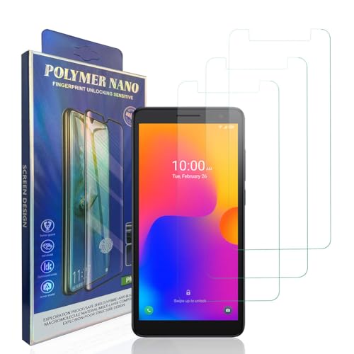 HACIEN Stücke Schutzfolie kompatibel für Alcatel 1B (2022), Gehärtetem Glas Härtegrad 9H Schutzfolie, Blasenfrei,Panzerfolie, Glas Folie, Displayschutzfolie für Alcatel 1B (2022) [3 Stück] von HACIEN