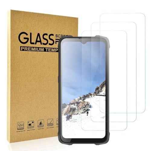 HACIEN Stücke Schutzfolie kompatibel für Cubot KingKong 9, Gehärtetem Glas Härtegrad 9H Schutzfolie, Blasenfrei,Panzerfolie, Glas Folie, Displayschutzfolie für Cubot KingKong 9 [3 Stück] von HACIEN