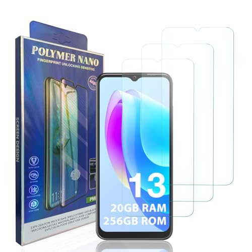 HACIEN Stücke Schutzfolie kompatibel für DOOGEE N50 Pro, Gehärtetem Glas Härtegrad 9H Schutzfolie, Blasenfrei,Panzerfolie, Glas Folie, Displayschutzfolie für DOOGEE N50 Pro [3 Stück] von HACIEN