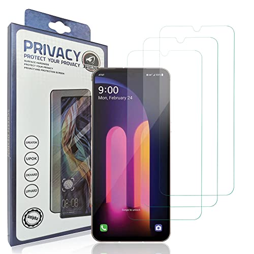 HACIEN Stücke Schutzfolie kompatibel für LG V60 ThinQ, Gehärtetem Glas Härtegrad 9H Schutzfolie, Blasenfrei,Panzerfolie, Glas Folie, Displayschutzfolie für LG V60 ThinQ [3 Stück] von HACIEN