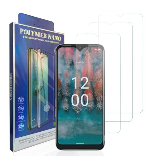 HACIEN Stücke Schutzfolie kompatibel für Nokia C12 Pro, Gehärtetem Glas Härtegrad 9H Schutzfolie, Blasenfrei,Panzerfolie, Glas Folie, Displayschutzfolie für Nokia C12 Pro [3 Stück] von HACIEN