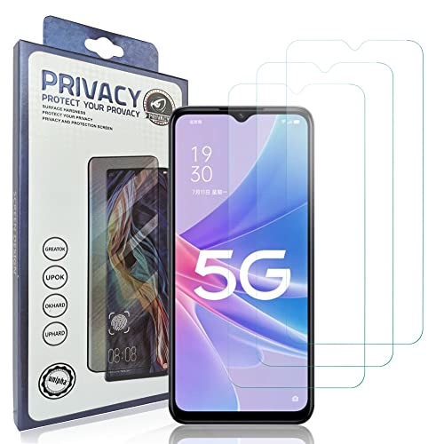 HACIEN Stücke Schutzfolie kompatibel für OPPO A97 5G, Gehärtetem Glas Härtegrad 9H Schutzfolie, Blasenfrei,Panzerfolie, Glas Folie, Displayschutzfolie für OPPO A97 5G [3 Stück] von HACIEN