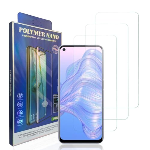 HACIEN Stücke Schutzfolie kompatibel für Realme 7 5G, Gehärtetem Glas Härtegrad 9H Schutzfolie, Blasenfrei,Panzerfolie, Glas Folie, Displayschutzfolie für Realme 7 5G [3 Stück] von HACIEN