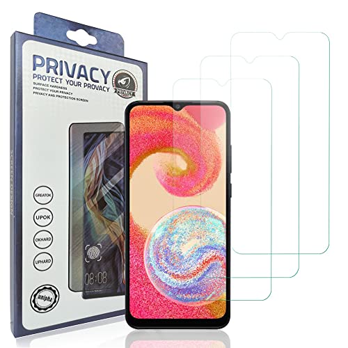 HACIEN Stücke Schutzfolie kompatibel für Samsung Galaxy A04E, Gehärtetem Glas Härtegrad 9H Schutzfolie, Blasenfrei,Panzerfolie, Glas Folie, Displayschutzfolie für Samsung Galaxy A04E [3 Stück] von HACIEN