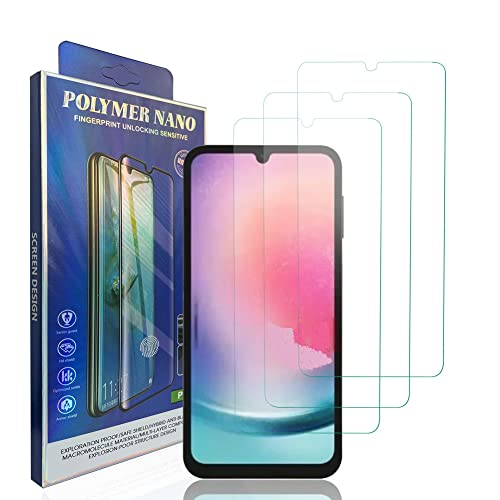 HACIEN Stücke Schutzfolie kompatibel für Samsung Galaxy A24 5G, Gehärtetem Glas Härtegrad 9H Schutzfolie, Blasenfrei,Panzerfolie, Glas Folie, Displayschutzfolie für Samsung Galaxy A24 5G [3 Stück] von HACIEN