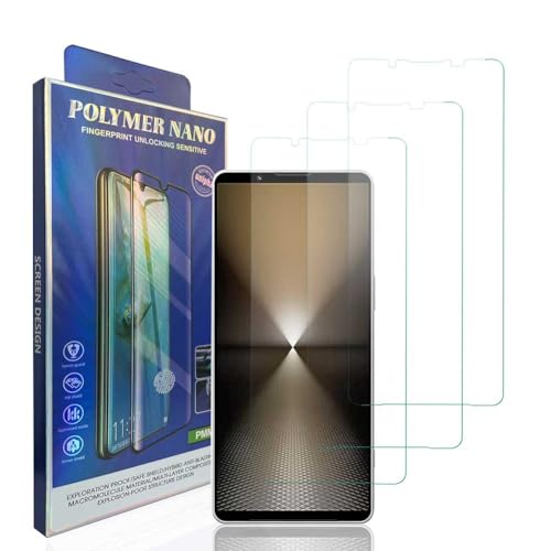 HACIEN Stücke Schutzfolie kompatibel für Sony Xperia 1 VI, Gehärtetem Glas Härtegrad 9H Schutzfolie, Blasenfrei,Panzerfolie, Glas Folie, Displayschutzfolie für Sony Xperia 1 VI [3 Stück] von HACIEN