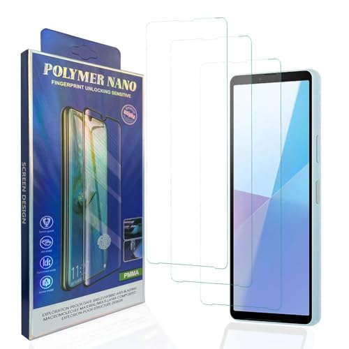 HACIEN Stücke Schutzfolie kompatibel für Sony Xperia 10 VI, Gehärtetem Glas Härtegrad 9H Schutzfolie, Blasenfrei,Panzerfolie, Glas Folie, Displayschutzfolie für Sony Xperia 10 VI [3 Stück] von HACIEN
