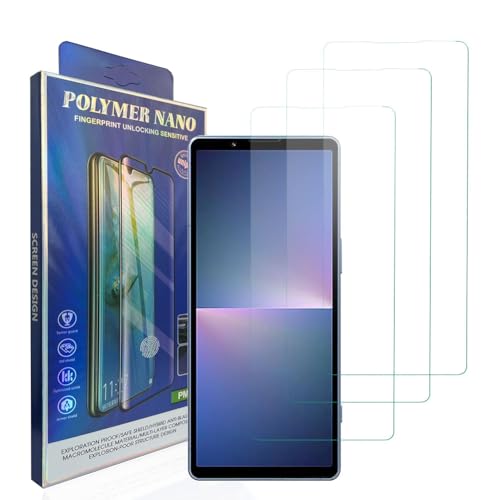 HACIEN Stücke Schutzfolie kompatibel für Sony Xperia 5 V, Gehärtetem Glas Härtegrad 9H Schutzfolie, Blasenfrei,Panzerfolie, Glas Folie, Displayschutzfolie für Sony Xperia 5 V [3 Stück] von HACIEN