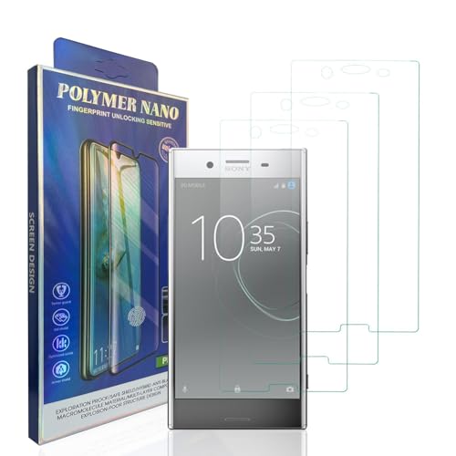 HACIEN Stücke Schutzfolie kompatibel für Sony Xperia XZ Premium, Gehärtetem Glas Härtegrad 9H Schutzfolie, Blasenfrei,Panzerfolie, Glas Folie, Displayschutzfolie für Sony Xperia XZ Premium [3 Stück] von HACIEN