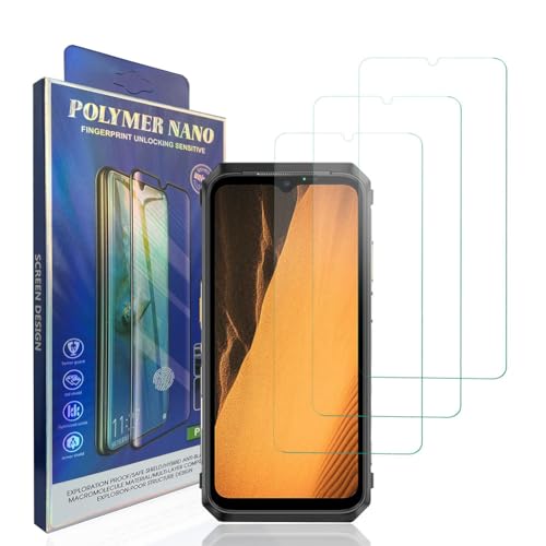 HACIEN Stücke Schutzfolie kompatibel für Ulefone Power Armor 19, Gehärtetem Glas Härtegrad 9H Schutzfolie, Blasenfrei,Panzerfolie, Glas Folie, Displayschutzfolie für Ulefone Power Armor 19 [3 Stück] von HACIEN