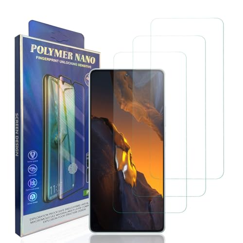 HACIEN Stücke Schutzfolie kompatibel für Xiaomi Poco F5, Gehärtetem Glas Härtegrad 9H Schutzfolie, Blasenfrei,Panzerfolie, Glas Folie, Displayschutzfolie für Xiaomi Poco F5 [3 Stück] von HACIEN