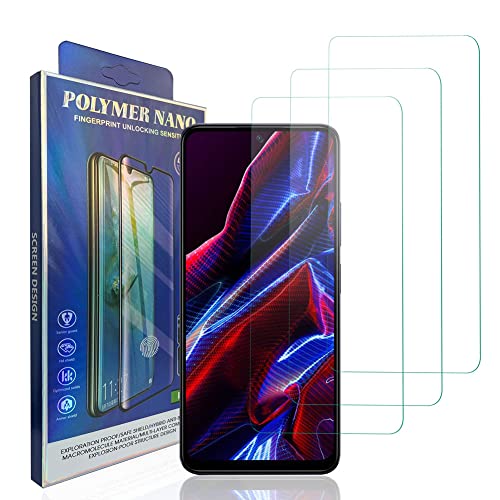 HACIEN Stücke Schutzfolie kompatibel für Xiaomi Poco X5, Gehärtetem Glas Härtegrad 9H Schutzfolie, Blasenfrei,Panzerfolie, Glas Folie, Displayschutzfolie für Xiaomi Poco X5 [3 Stück] von HACIEN
