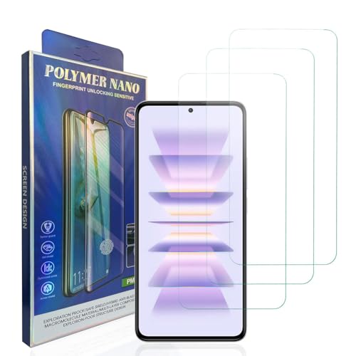 HACIEN Stücke Schutzfolie kompatibel für Xiaomi Redmi K60 Pro, Gehärtetem Glas Härtegrad 9H Schutzfolie, Blasenfrei,Panzerfolie, Glas Folie, Displayschutzfolie für Xiaomi Redmi K60 Pro [3 Stück] von HACIEN