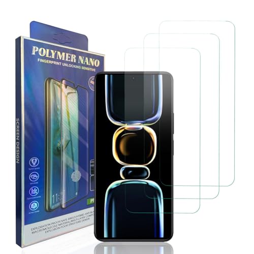 HACIEN Stücke Schutzfolie kompatibel für Xiaomi Redmi K60E, Gehärtetem Glas Härtegrad 9H Schutzfolie, Blasenfrei,Panzerfolie, Glas Folie, Displayschutzfolie für Xiaomi Redmi K60E [3 Stück] von HACIEN
