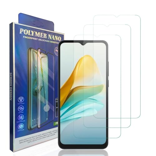 HACIEN Stücke Schutzfolie kompatibel für ZTE Blade A53 Pro, Gehärtetem Glas Härtegrad 9H Schutzfolie, Blasenfrei,Panzerfolie, Glas Folie, Displayschutzfolie für ZTE Blade A53 Pro [3 Stück] von HACIEN