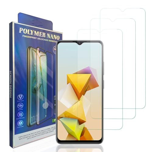 HACIEN Stücke Schutzfolie kompatibel für ZTE Blade A73 5G, Gehärtetem Glas Härtegrad 9H Schutzfolie, Blasenfrei,Panzerfolie, Glas Folie, Displayschutzfolie für ZTE Blade A73 5G [3 Stück] von HACIEN