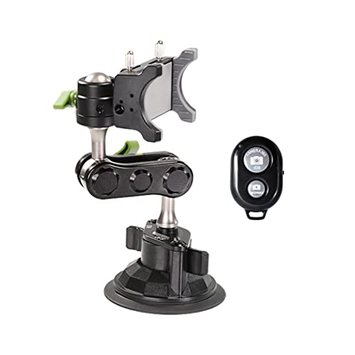 HADAVAKA Universal Ball Head Arm for Phone, Ballhead Magic Arm Suction Cup Phone Holder, New 360° Rotating Car Phone Holder Mount, Windshield Car Phone Holder, for All Mobile Phones von HADAVAKA