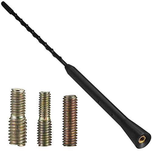 Autoantenne AM FM, Auto Antenne, 28cm Universal Auto Radio Antenne, Kfz Dachantenne, Autoradio Antenne, Ersatzantennenstab Auto Stabantenne für AM & FM Empfang, Autoradio, mit M4 M5 M6 Gewinde (1) von HAEPXYBY