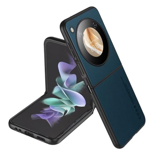 HAFFAN Handyhülle Schutzhülle entworfen für Nubia Flip 5G (6.9"), Kunstleder-Stil - Saphir von HAFFAN