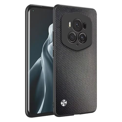 HAFFAN Handyhülle Schutzhülle entworfen für Smartphone, Compatible with Honor Magic6 RSR Porsche Design (6.8"), Kunstleder-Stil - Kevlar von HAFFAN