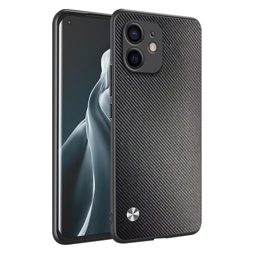 HAFFAN Handyhülle Schutzhülle entworfen für iPhone 12 Mini (5.4"), Kunstleder-Stil - Kevlar von HAFFAN
