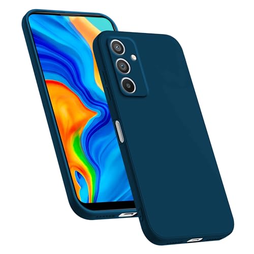 HAFFAN TPU Silikon Hülle kompatibel mit Samsung Galaxy A54 5G (6.4"), Handyhülle Schutzhülle - Saphirblau von HAFFAN