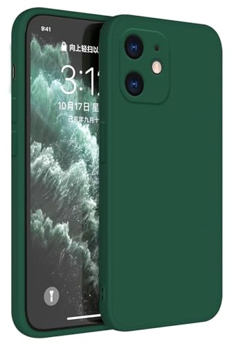 HAFFAN TPU Silikon Hülle kompatibel mit iPhone 11 (6.1"), Handyhülle Schutzhülle - Dunkelgrün von HAFFAN