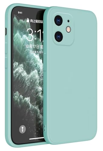HAFFAN TPU Silikon Hülle kompatibel mit iPhone 11 (6.1"), Handyhülle Schutzhülle - Helles Cyan von HAFFAN