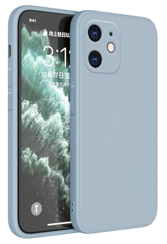 HAFFAN TPU Silikon Hülle kompatibel mit iPhone 11 (6.1"), Handyhülle Schutzhülle - Rauchblau von HAFFAN