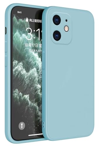 HAFFAN TPU Silikon Hülle kompatibel mit iPhone 11 (6.1"), Handyhülle Schutzhülle - hellblau von HAFFAN