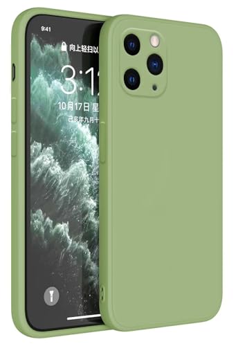 HAFFAN TPU Silikon Hülle kompatibel mit iPhone 11 Pro (5.8"), Handyhülle Schutzhülle - Matcha Grün von HAFFAN