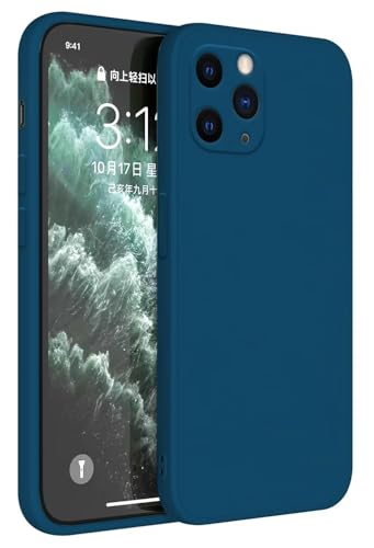 HAFFAN TPU Silikon Hülle kompatibel mit iPhone 11 Pro Max (6.5"), Handyhülle Schutzhülle - Saphirblau von HAFFAN