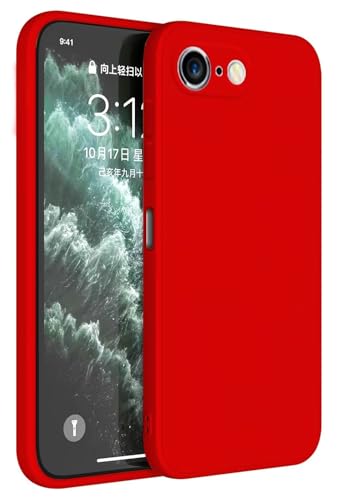 HAFFAN TPU Silikon Hülle kompatibel mit iPhone 6 / iPhone 6s (4.7"), Handyhülle Schutzhülle - Chinarot von HAFFAN