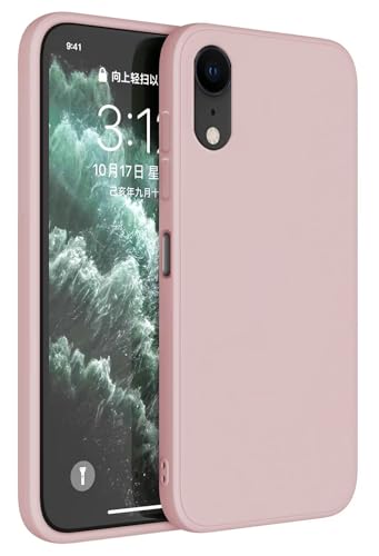 HAFFAN TPU Silikon Hülle kompatibel mit iPhone XR (6.1"), Handyhülle Schutzhülle - Sandpulver von HAFFAN