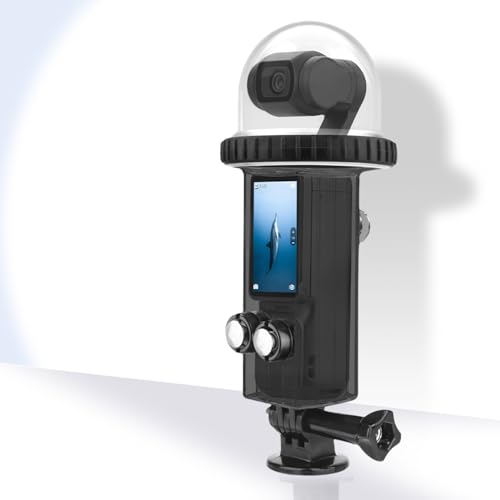 HAFOKO 40M (131ft) Osmo Pocket 3 Unterwasser-Tauchgehäuse Schutzhülle Kompatibel mit DJI Osmo Pocket 3 Wasserdichtes Zubehör–Schwarz von HAFOKO
