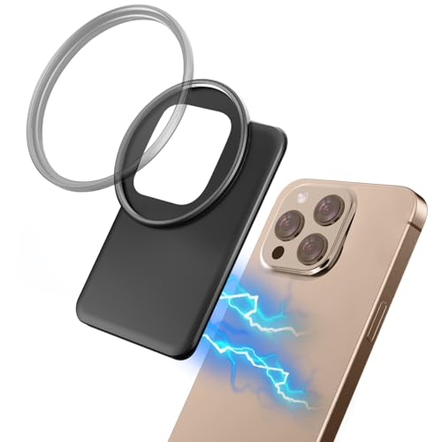 HAFOKO 61mm Magnetisch Objektiv Filter Halterung Universal Magnetisch Filter Klemme Adapter Kompatibel für iPhone 16 Pro/16/15 Pro/15/14 Pro/14/13 Pro/13/12 Pro/12(Ohne Filter) von HAFOKO