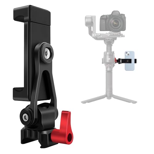 HAFOKO Aluminium Legierung Telefon Stativ Montieren mit Kalt Schuh Montieren & NATO Klemme Kompatibel mit DJI RS4/RS4 Pro/RS3/RS3 Pro/RS3 Mini Gimbal Stabilizer HAFOKO Aluminium Legierung Telefon Stativ Montieren mit Kalt Schuh Montieren & NATO Klemme Kompatibel mit DJI RS4/RS4 Pro/RS3/RS3 Pro/RS3 Mini Gimbal Stabilizer von HAFOKO