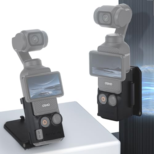 HAFOKO OSMO Pocket 3 Zubehör Magnetisch Rucksack Clip Montieren Erweiterung Adapter Rahmen für DJI OSMO Pocket 3 von HAFOKO