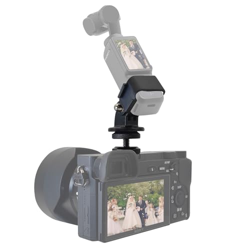 Osmo Pocket 3 Kälte Schuh Halterung für Kamera, DSLR Kamera Halten Schuh Adapter Halterung Kompatibel für DJI Osmo Pocket 3 Zubehör von HAFOKO