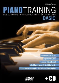 Piano Training - Basic - arrangiert für Klavier - mit CD [Noten / Sheetmusic] Komponist: Wondra Christian von HAGE Musikverlag