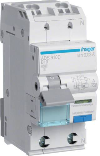 Hager Fi-LS 1P+N 6kA B-10A 30mA ADS910D ** Typ A QuickConnect Hager Fi-LS 1P+N 6kA B-10A 30mA ADS910D ** Typ A QuickConnect von HAGER ELEKTRO