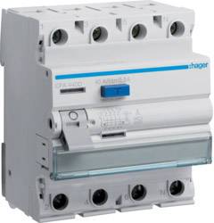 Hager Fi-Schalter 4polig 6kA 40A CFA440D 300mA Typ A Hager Fi-Schalter 4polig 6kA 40A CFA440D 300mA Typ A von HAGER ELEKTRO