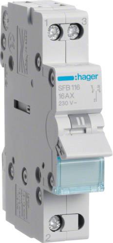Hager Gruppenschalter 16A SFB116 1Schließer 230VAC 1PLE Hager Gruppenschalter 16A SFB116 1Schließer 230VAC 1PLE von HAGER ELEKTRO