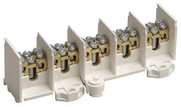 Hager Hauptleitungsabzweigklemme K46N 90SL 5polig 80A 1,5-25qmm Hager Hauptleitungsabzweigklemme K46N 90SL 5polig 80A 1,5-25qmm von HAGER ELEKTRO